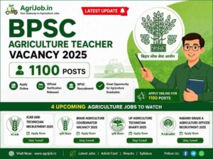 BPSC Agriculture Teacher Vacancy – Eligibility, Salary, Syllabus & Apply