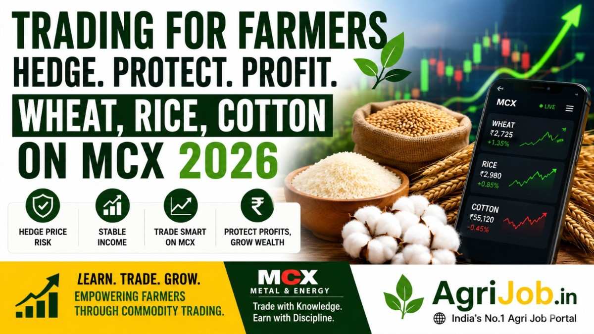 Commodity Trading for Farmers 2026 – Hedge Wheat, Rice & Cotton on MCX