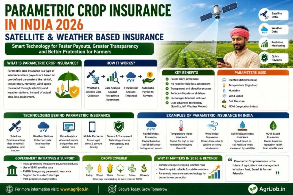 Parametric Crop Insurance India 2026 – How Satellite-Based Weather Insurance Works