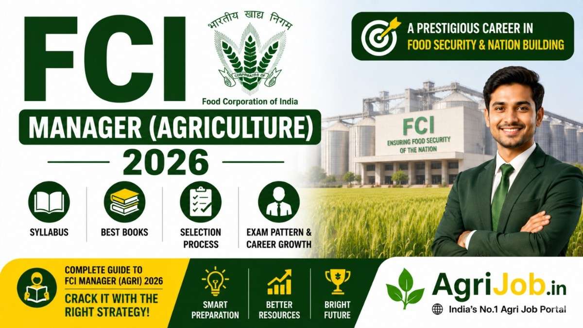 FCI Manager Agriculture 2026 – Detailed Syllabus, Books & Selection Process