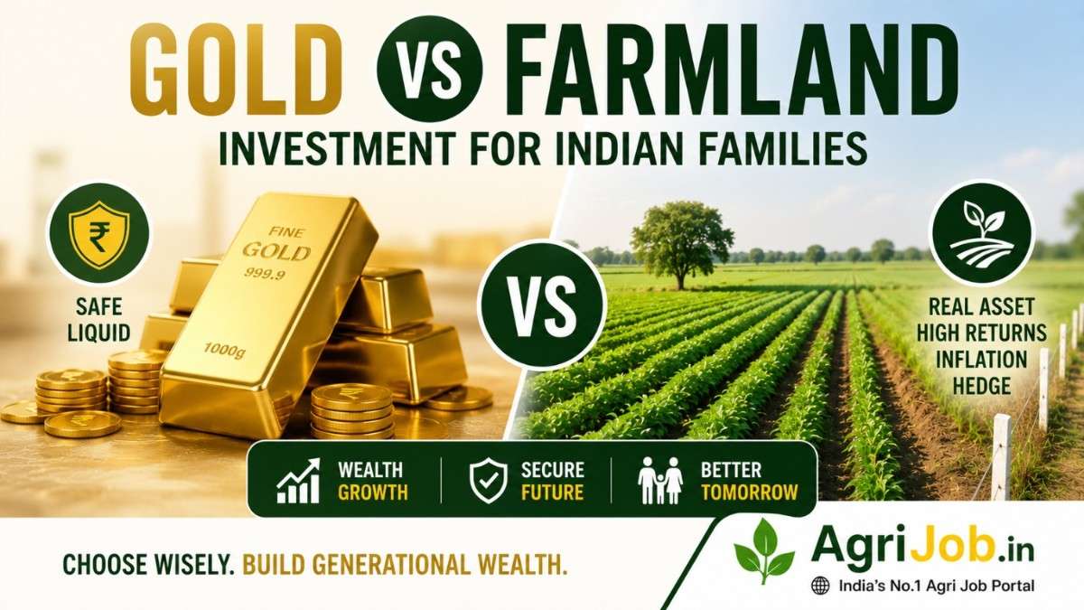 Gold vs Farmland – Better Long-Term Investment for Indian Families?