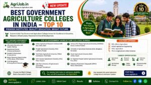 Best Government Agriculture Colleges India 2026 – Top 10 NIRF Ranked, ICAR Accredited with Fees & Future Scope