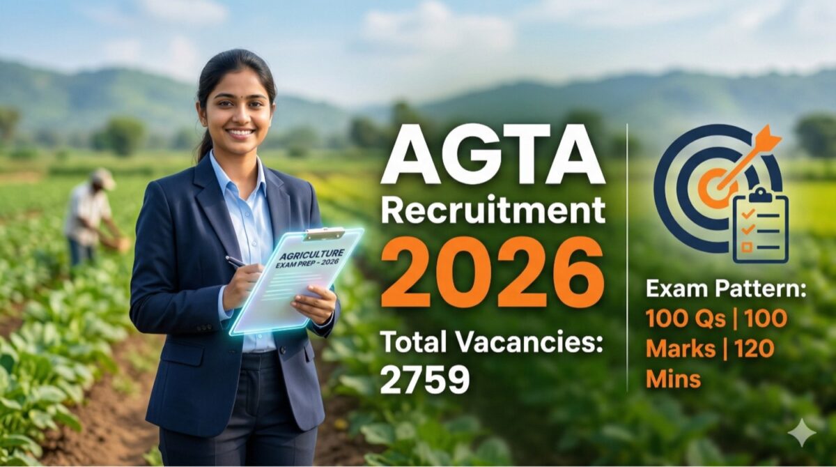 UPSSSC Agriculture Technical Assistant (AGTA) Recruitment 2026 Notification Out For 2759 Posts