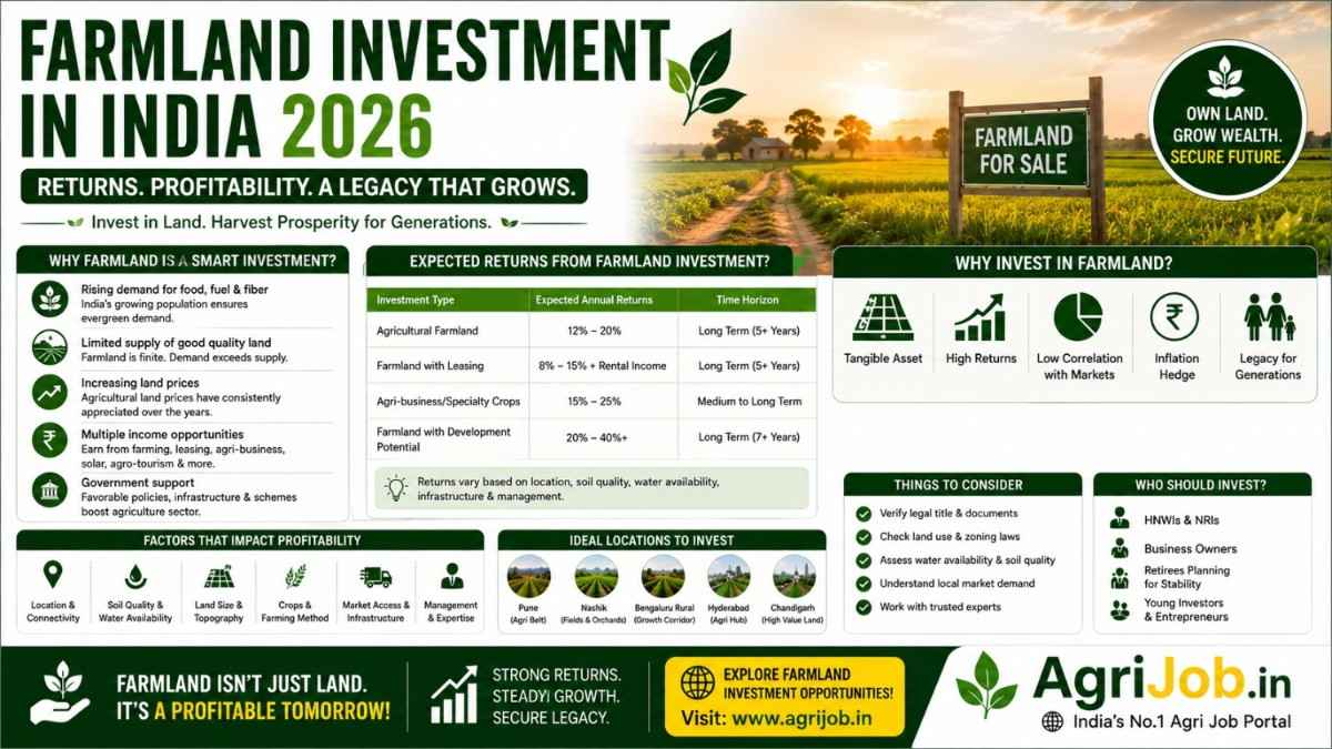 Farmland Investment India 2026 – Returns & Profitability