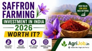 Saffron Farming Investment India 2026 – Rs.6 Lakh/Kg Crop: Is It Worth It?