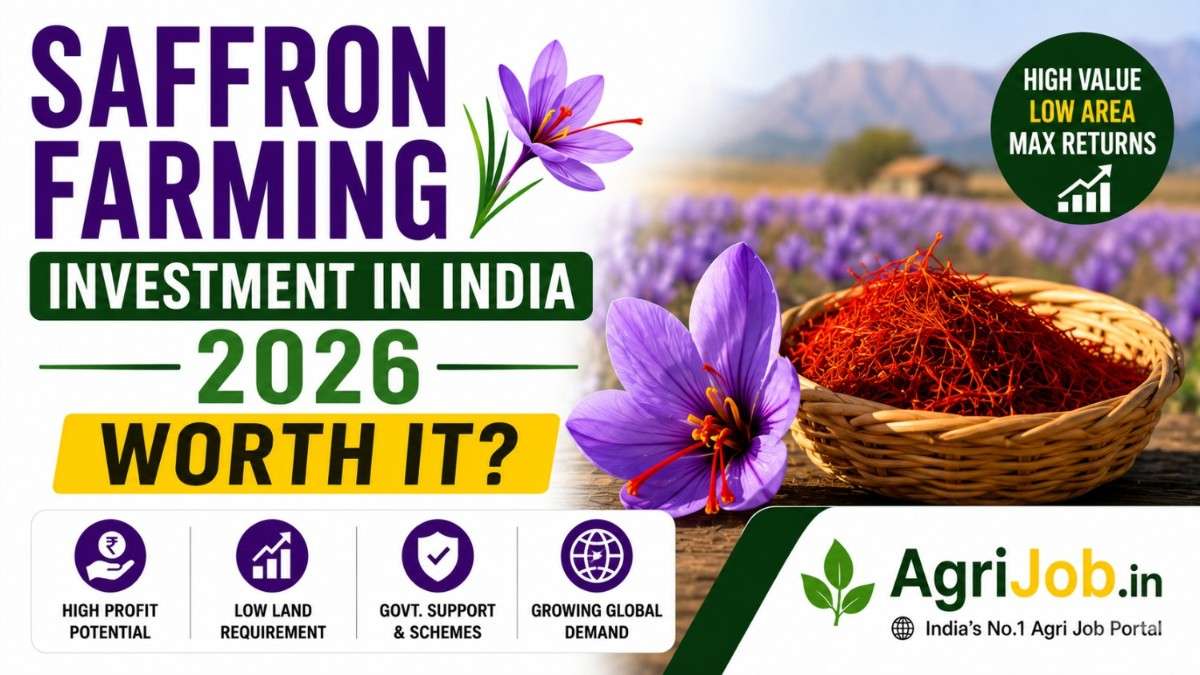 Saffron Farming Investment India 2026 – Rs.6 Lakh/Kg Crop: Is It Worth It?