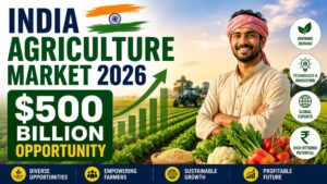India Agriculture Market 2026 – $500 Billion Opportunity