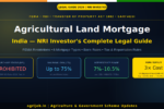 Agricultural Land Mortgage India 2026 Notification Banner – agrijob.in