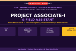 CSIR-NBRI Project Associate Recruitment 2026 Notification Banner – agrijob.in