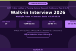 ICAR-IIFSR Walk-in Interview 2026 Notification Banner – 16 Posts