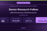 ICAR-IIMR SRF Plant Breeding Recruitment 2026 Notification Banner