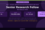 ICAR NIPB Senior Research Fellow Recruitment 2026 Notification Banner