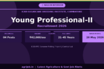 ICAR Young Professional II Recruitment 2026 Notification Banner – agrijob.in