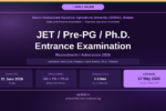 SKRAU JET Pre-PG Ph.D. Entrance Examination 2026 Official Notification Banner