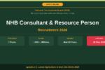 NHB Consultant Recruitment 2026 Notification Banner – agrijob.in