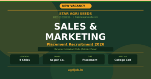 Star Agri Seeds Sales Marketing Placement 2026 Notification Banner