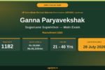 UPSSSC Ganna Paryavekshak Recruitment 2026 – 1182 Posts Apply Online