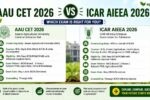 AAU CET 2026 vs ICAR AIEEA Best Exam Compare Now
