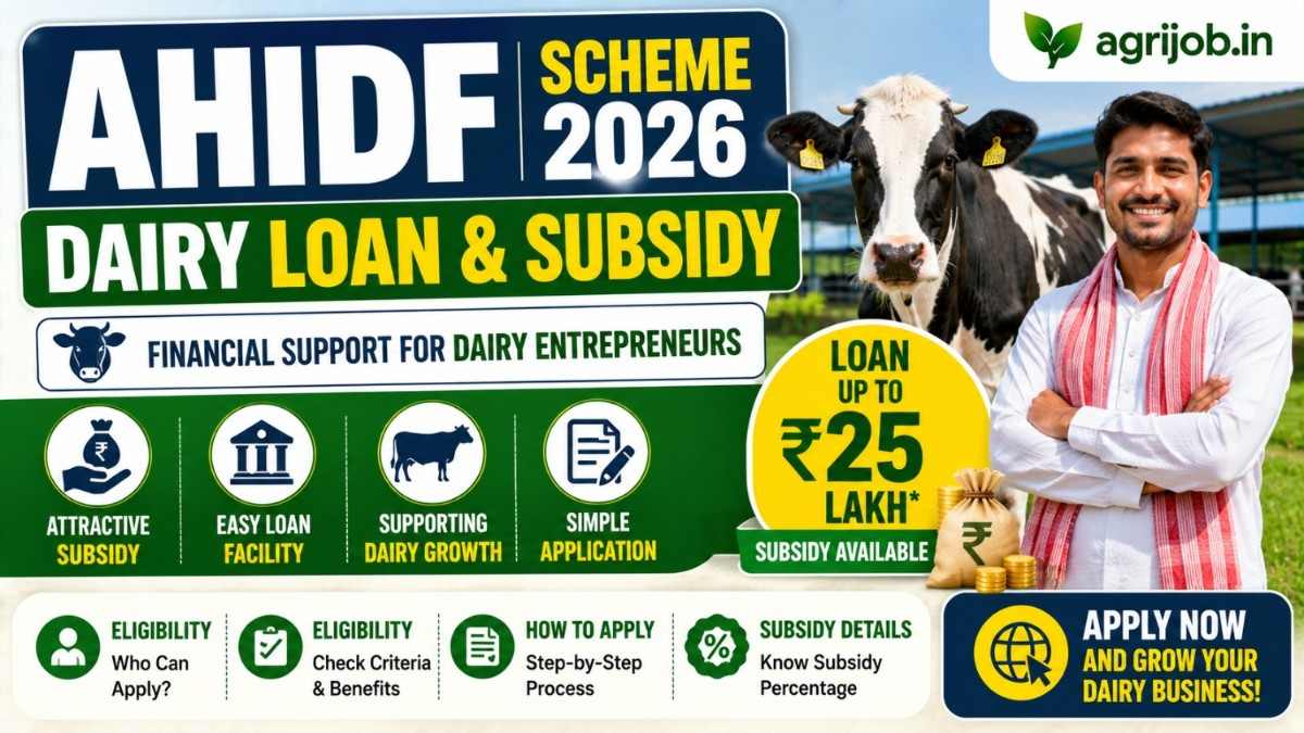 AHIDF Scheme 2026 – Rs.29,610 Crore Dairy Loan Complete Guide