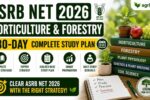ASRB NET 2026 Horticulture and Forestry – 180-Day Study Plan, Best Books & Topper Strategy
