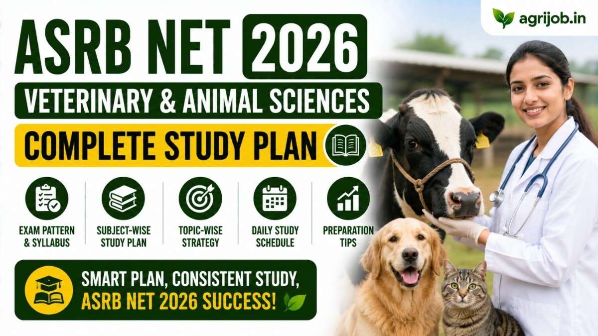 ASRB NET 2026 Vet Science 180-Day Plan & Topper Tips