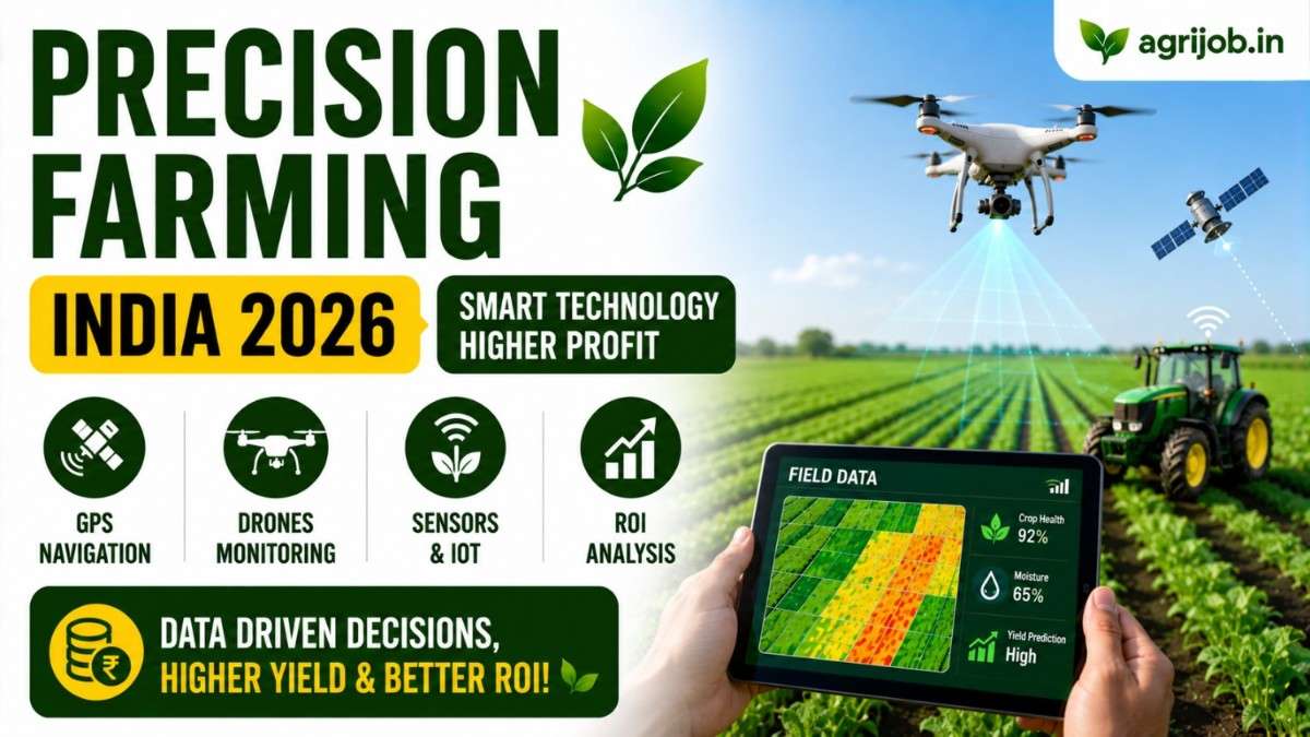 Precision Farming India 2026 – GPS, Drones, Sensors & ROI Guide