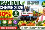 Kisan Rail Scheme 2026 – How to Send Perishable Crops by Train at 50% Discount