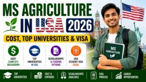 MS Agriculture in USA 2026 – Cost, Top Universities & Visa