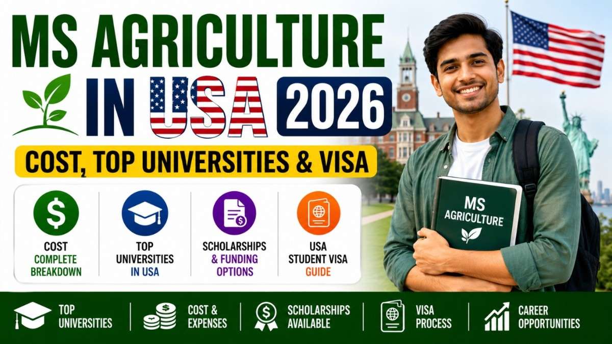 MS Agriculture in USA 2026 – Cost, Top Universities & Visa
