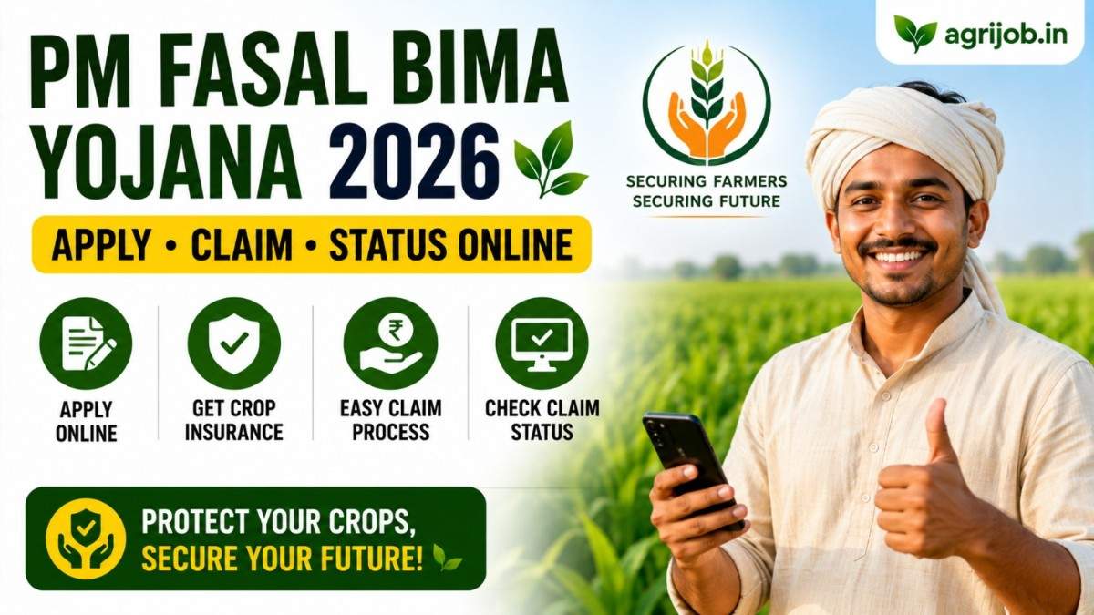 PM Fasal Bima Yojana 2026 – Apply, Claim & Check Status