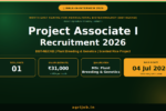 DBT-NECAB Project Associate Recruitment 2026 Notification Banner – agrijob.in