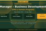 Gogreen Warehouses FPO Manager Recruitment 2026 Notification Banner – agrijob.in