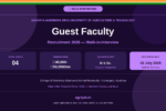 NDUAT Guest Faculty Recruitment 2026 Notification Banner – agrijob.in