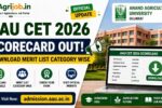 AAU CET 2026 Scorecard Out