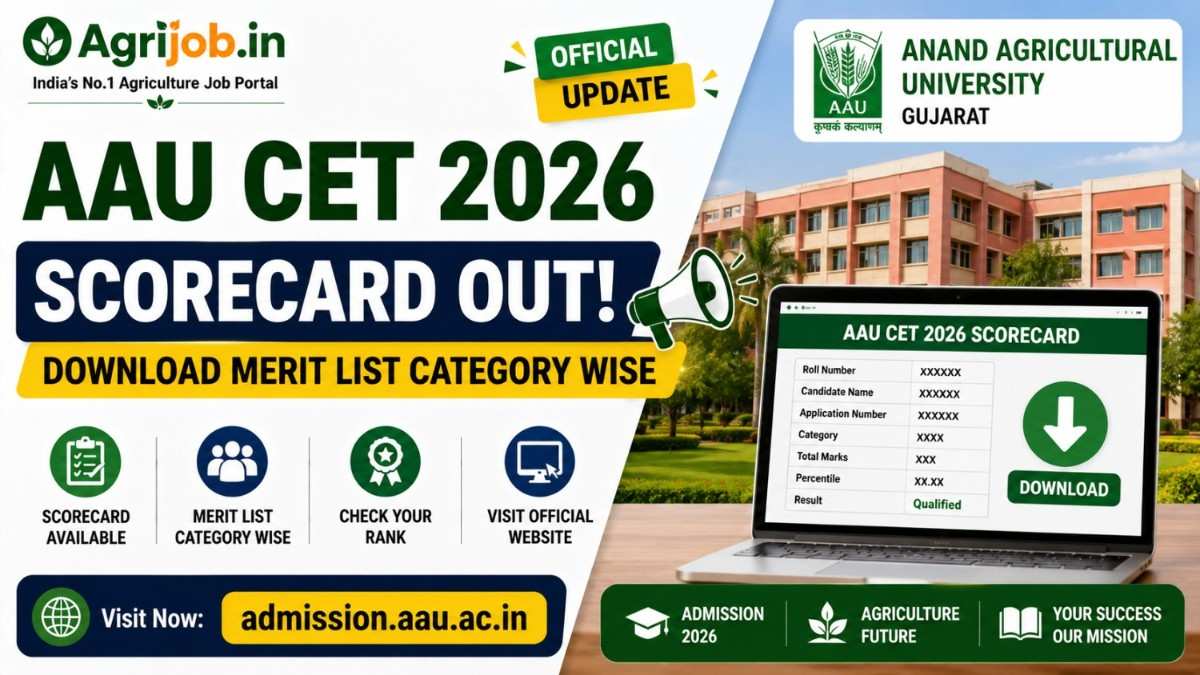 AAU CET 2026 Scorecard Out