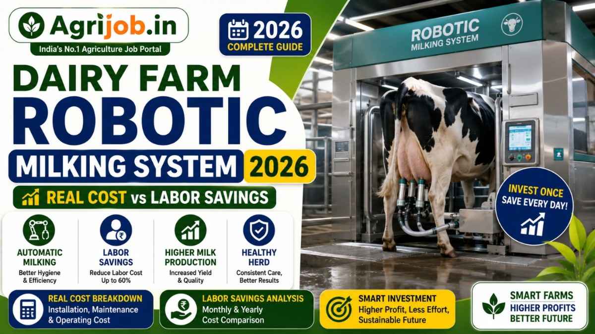 Dairy Farm Robotic Milking System 2026