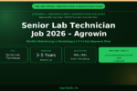 Agrowin Senior Lab Technician Job 2026 Notification Banner – agrijob.in