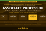 ANDUAT Associate Professor Recruitment 2026 Notification Banner – agrijob.in