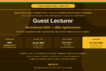 BAU Guest Lecturer Recruitment 2026 Notification Banner – agrijob.in