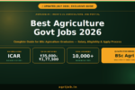 Best Agriculture Govt Jobs 2026 Notification Banner – agrijob.in