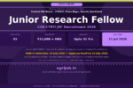CSB CTRTI JRF Recruitment 2026 Notification Banner – agrijob.in