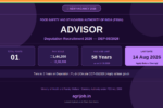 FSSAI Advisor Recruitment 2026 Notification Banner – agrijob.in