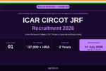 ICAR CIRCOT JRF Recruitment 2026 Notification Banner – agrijob.in
