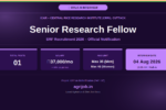 ICAR CRRI SRF Recruitment 2026 Notification Banner – agrijob.in