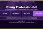 ICAR IARI Young Professional II Recruitment 2026 Notification Banner – agrijob.in