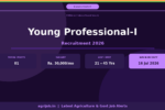 ICAR IIOR Young Professional Recruitment 2026 Notification Banner – agrijob.in