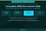 ICFRE Consultant MIS Recruitment 2026 Notification Banner – agrijob.in