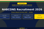 NABCONS Recruitment 2026 Notification Banner – agrijob.in