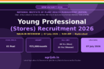 NIPHM Young Professional Stores Recruitment 2026 Notification Banner – agrijob.in
