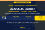 OSSC CGLRE Specialist Recruitment 2026 Notification Banner – agrijob.in